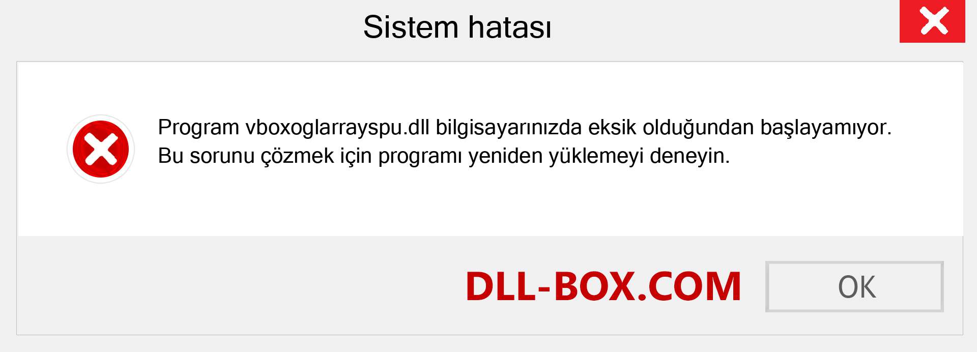 vboxoglarrayspu.dll dosyası eksik mi? Windows 7, 8, 10 için İndirin - Windows'ta vboxoglarrayspu dll Eksik Hatasını Düzeltin, fotoğraflar, resimler